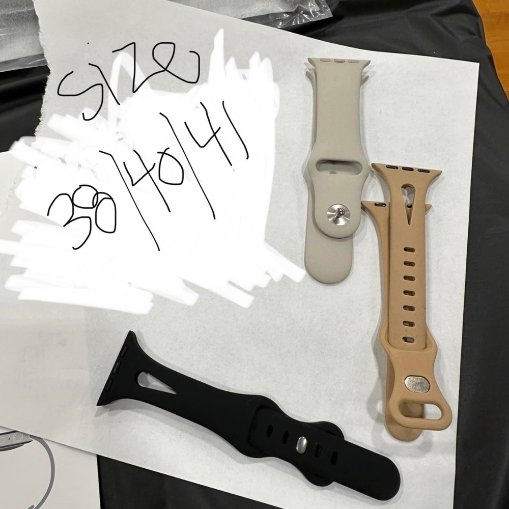 Apple Watch bands size in pics